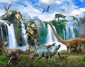 3D Dinosaurs Wallpaper
