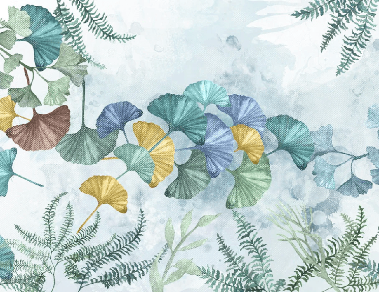 Ginkgo biloba Japan panoramic wallpaper