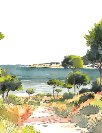 Papier peint panoramique air estival - Muralconcept