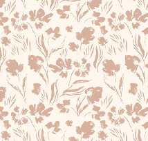 Papier peint fleur beige poudré - Muralconcept