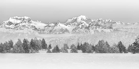 Photo wallpaper - La Tournette and beyond