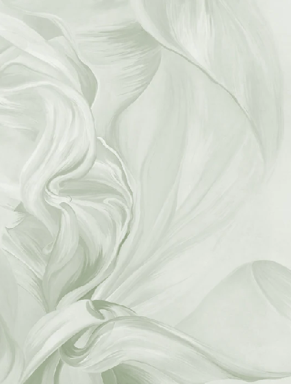 Contemporary wallpaper – sublime sage green flow