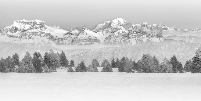 Photo wallpaper - La Tournette et au delà