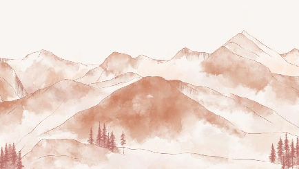 Papier peint montagne chaine des Aravis - Muralconcept