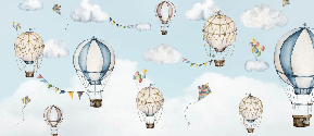 Hot-air balloons taking flight wallpaper