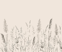 Wild meadow panoramic wallpaper