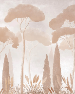 Sepia cypress pine wallpaper