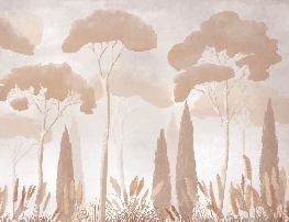 Sepia cypress pine wallpaper