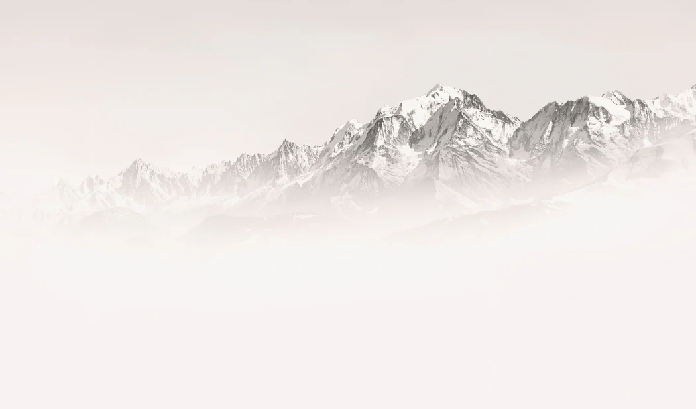Foggy morning wallpaper Mont Blanc
