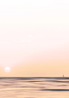 Sunset boat wallpaper