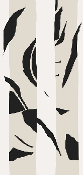 Two-tone striped wallpaper