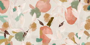 Papier peint bloom & brush - Muralconcept