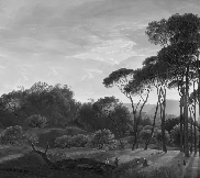 Italian historical landscape wallpaper