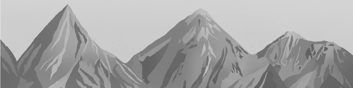 Panoramic wallpaper - Light on the peaks