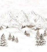 Alps mountain range wallpaper