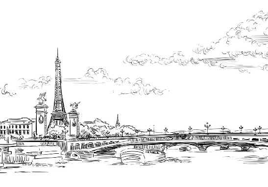Alexandre Paris bridge wallpaper
