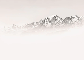 Foggy morning wallpaper Mont Blanc