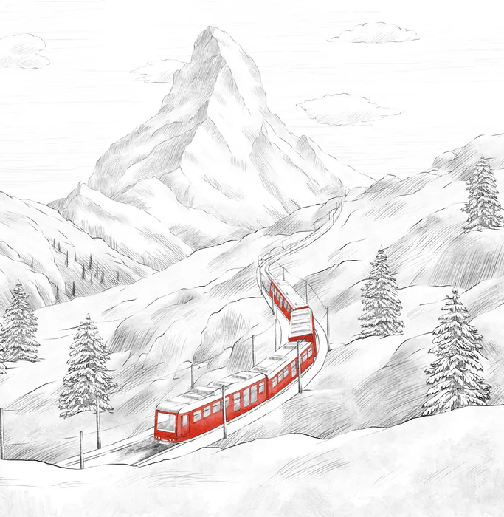 Panoramic wallpaper Mont Cervin