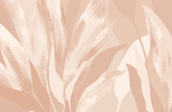 Papier peint étoffe florale nude - Muralconcept