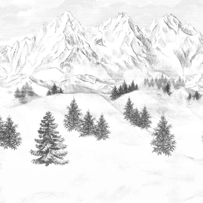 Chamonix mountain peaks wallpaper