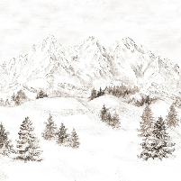 Alps mountain range wallpaper