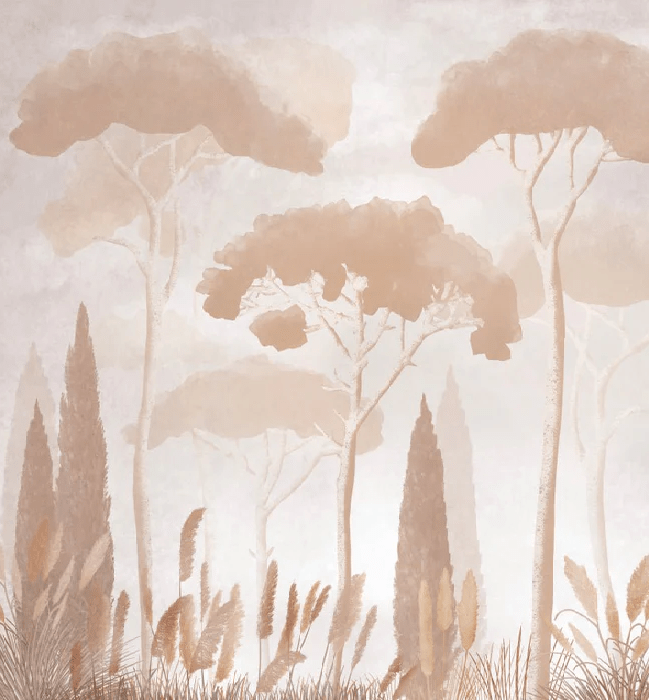 Sepia cypress pine wallpaper