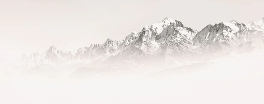 Foggy morning wallpaper Mont Blanc