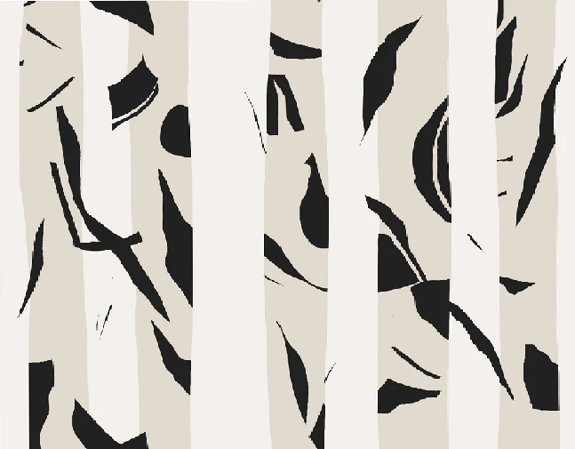 Two-tone striped wallpaper