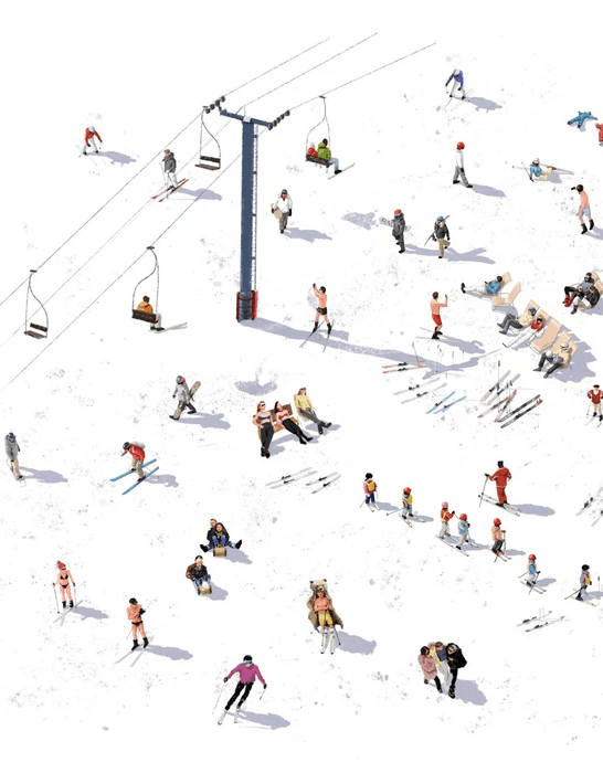 Panoramic après ski wallpaper