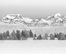 Photo wallpaper - La Tournette and beyond