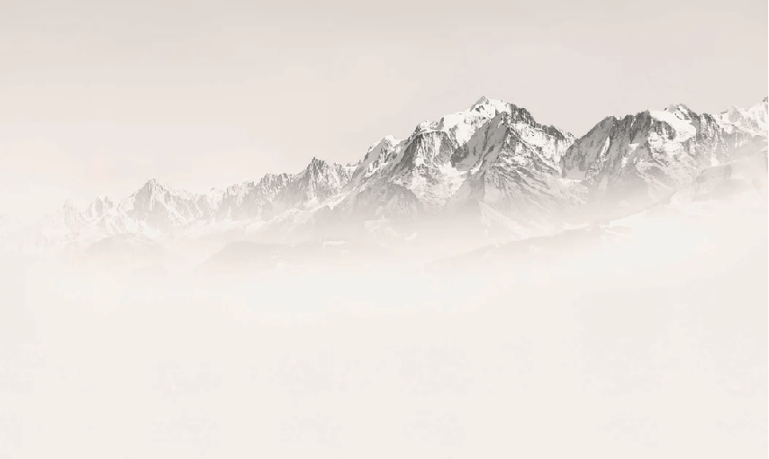 Mont Blanc wallpaper in sepia mist