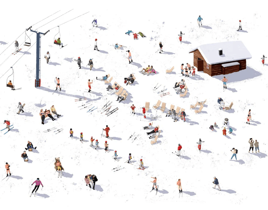 Panoramic après ski wallpaper