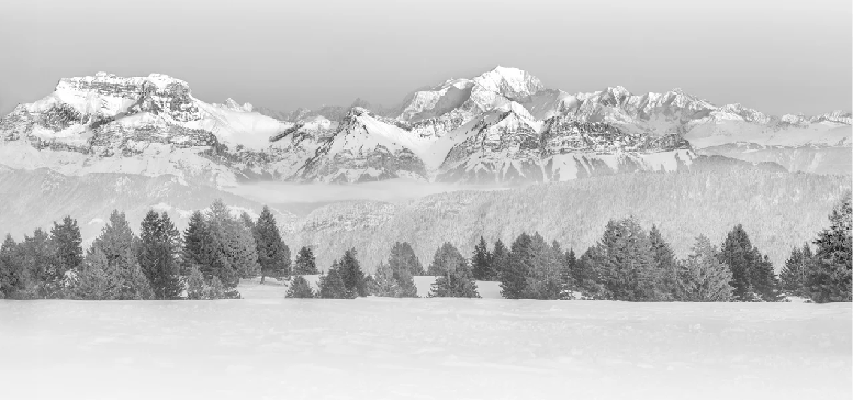 Photo wallpaper - La Tournette and beyond