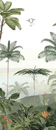 Tropical plain wallpaper