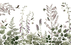 Sweet mauve girl wallpaper