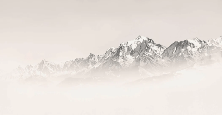 Mont Blanc wallpaper in sepia mist