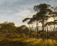 Italian historical landscape wallpaper