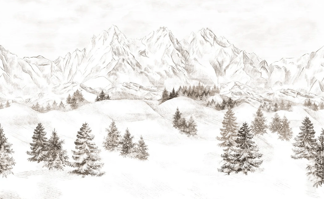 Alps mountain range wallpaper