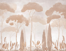 Sepia cypress pine wallpaper