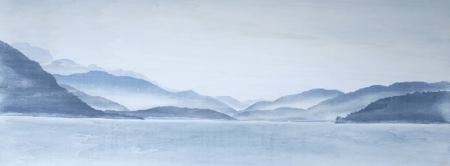 Papier peint Annecy | Les Bleus du Lac®, XXL, tendance