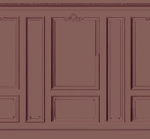 Haussmannian Hacienda trompe l'oeil wallpaper