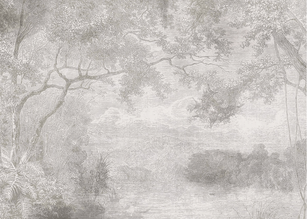 Panoramic countryside wallpaper