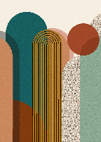 Trendy graphic art pop wallpaper