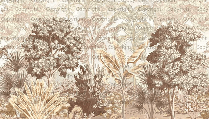 Bright jungle wallpaper