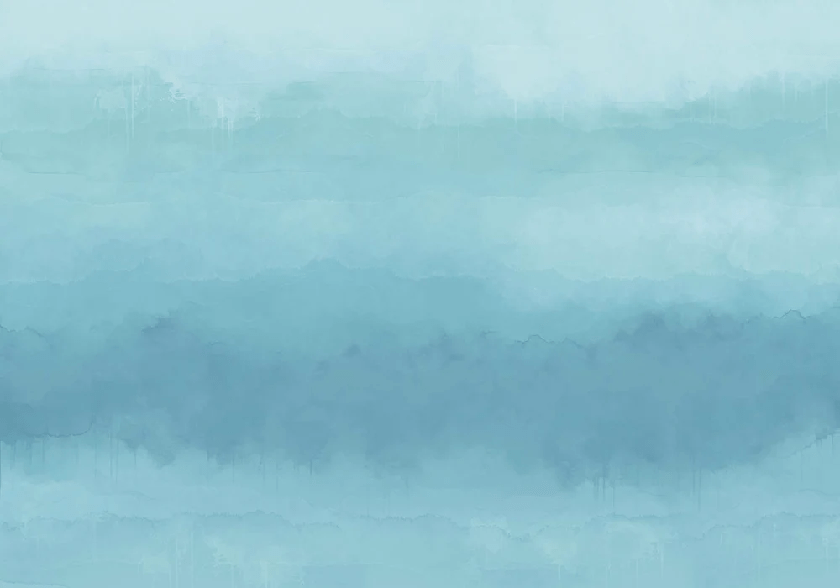 Blue gradient panoramic wallpaper