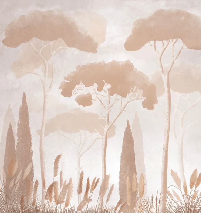 Sepia cypress pine wallpaper