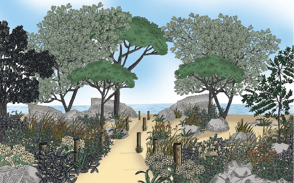 France seaside landscape wallpaper