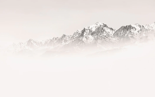 Foggy morning wallpaper Mont Blanc