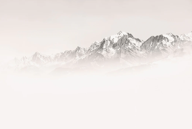 Foggy morning wallpaper Mont Blanc