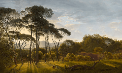 Italian historical landscape wallpaper